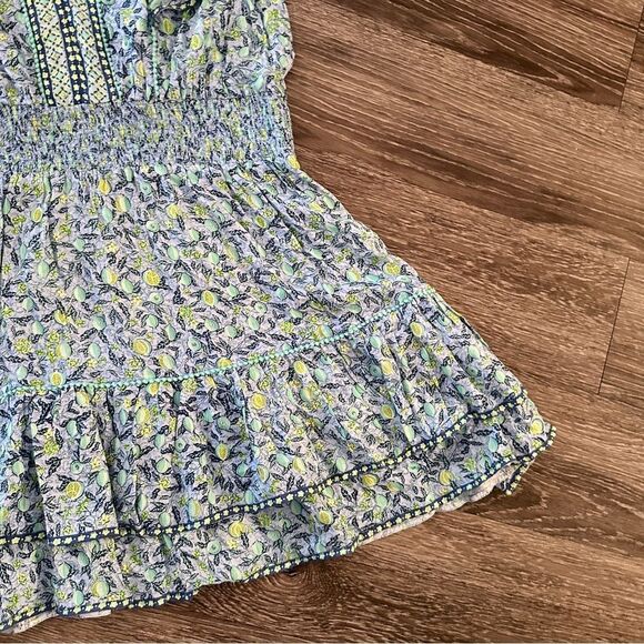 Poupette St Barth Camila Floral Ruffled Minidress New - Picture 6 of 9